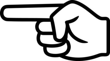 Hand icon symbol image illustration vector
