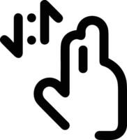 Hand icon symbol image illustration vector