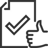 Hand icon symbol image illustration vector