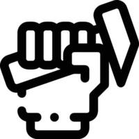 Hand icon symbol image illustration vector
