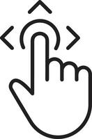 Hand icon symbol image illustration vector