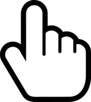 Hand icon symbol image illustration vector