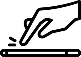 Hand icon symbol image illustration vector