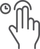 Hand icon symbol image illustration vector