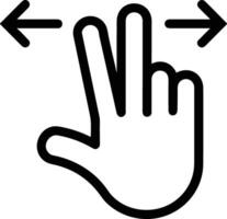Hand icon symbol image illustration vector