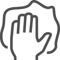 Hand icon symbol image illustration vector