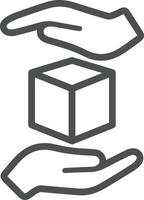 Hand icon symbol image illustration vector