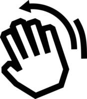 Hand icon symbol image illustration vector