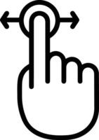 Hand icon symbol image illustration vector