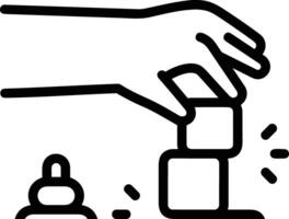 Hand icon symbol image illustration vector