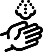 Hand icon symbol image illustration vector