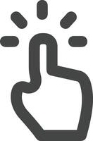 Hand icon symbol image illustration vector