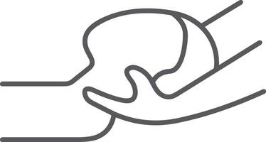 Hand icon symbol image illustration vector