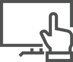 Hand icon symbol image illustration vector