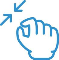Hand icon symbol image illustration vector