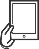 Hand icon symbol image illustration vector