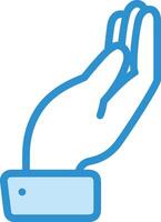 Hand icon symbol image illustration vector