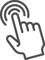 Hand icon symbol image illustration vector