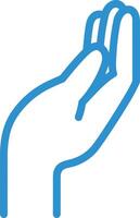 Hand icon symbol image illustration vector