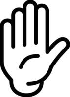 Hand icon symbol image illustration vector