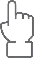 Hand icon symbol image illustration vector
