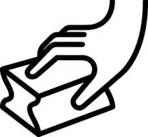 Hand icon symbol image illustration vector
