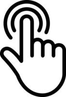 Hand icon symbol image illustration vector