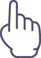 Hand icon symbol image illustration vector