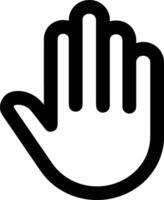 Hand icon symbol image illustration vector