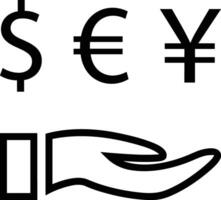 Hand icon symbol image illustration vector