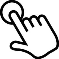 Hand icon symbol image illustration vector