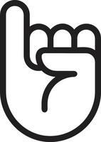 Hand icon symbol image illustration vector