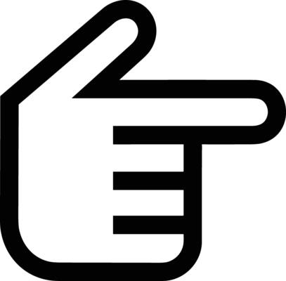 Hand icon symbol image illustration