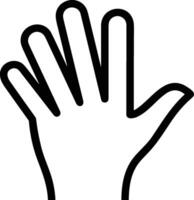 Hand icon symbol image illustration vector