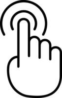 Hand icon symbol image illustration vector