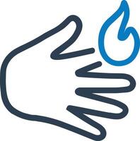 Hand icon symbol image illustration vector