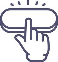 Hand icon symbol image illustration vector