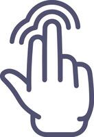 Hand icon symbol image illustration vector