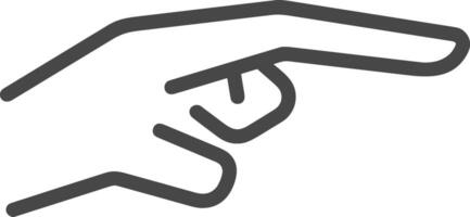 Hand icon symbol image illustration vector