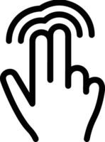 Hand icon symbol image illustration vector