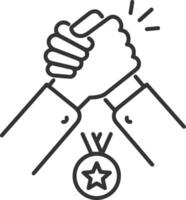 Hand icon symbol image illustration vector
