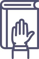 Hand icon symbol image illustration vector