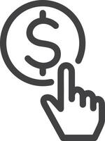 Hand icon symbol image illustration vector
