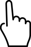 Hand icon symbol image illustration vector