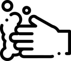Hand icon symbol image illustration vector