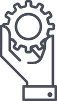 Hand icon symbol image illustration vector