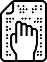 Hand icon symbol image illustration vector