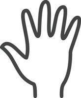 Hand icon symbol image illustration vector