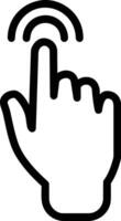 Hand icon symbol image illustration vector