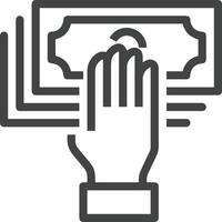 Hand icon symbol image illustration vector